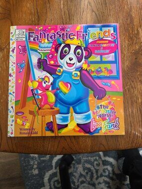 Vintage Lisa Frank Fantastic Friends Book Panda Painter & Doodles 1997